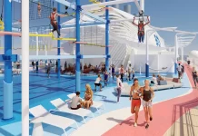 Así será la increíble zona nueva de actividades en tres cubiertas del Sun Princess » 2023