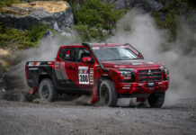 El equipo Mitsubishi Ralliart asume el desafío de las victorias consecutivas en rallies de campo a través de Asia con el nuevo Triton Rally Car
