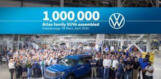 Volkswagen celebra el ensamblaje de un millón de SUV’s de la familia Atlas en Chattanooga
