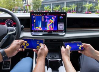 Volkswagen presenta el «AirConsole», un sistema de videojuegos integrado en el vehículo, para ciertos modelos del año 2027